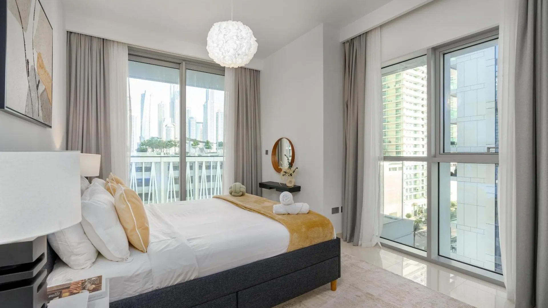 White Sage Sun And Sand 1Br At Beach Isle Emaar Beachfront 두바이 0*,
